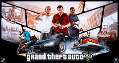 "Grand Theft Auto V Poster" by Ferino Designs